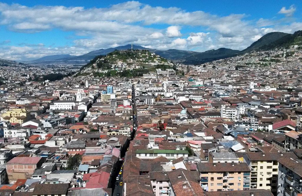 Capitale de Quito de l'Équateur