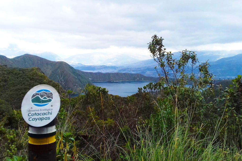 Sentier du lac Cuicocha